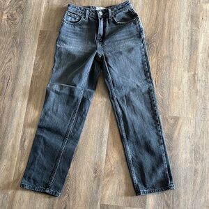 We The Free Charcoal Straight Jeans